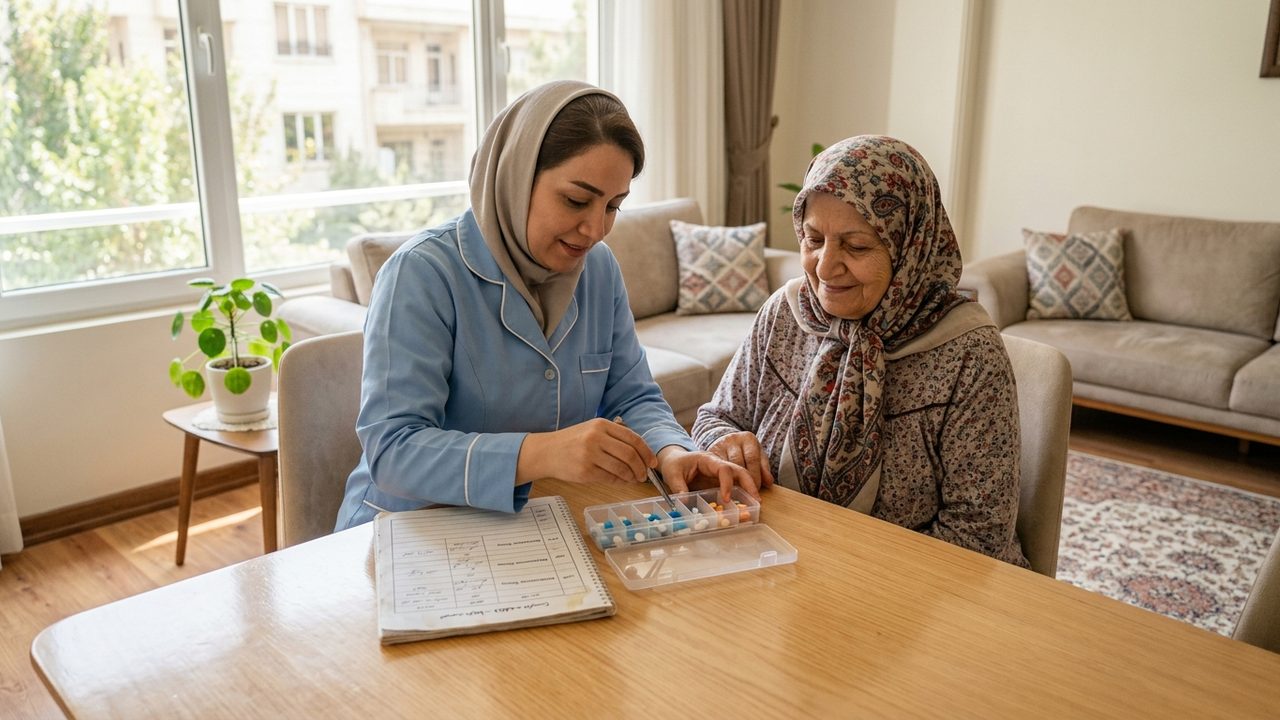 مدیریت دارو سالمند در منزل؛ راهنمای دارو دادن ایمن
