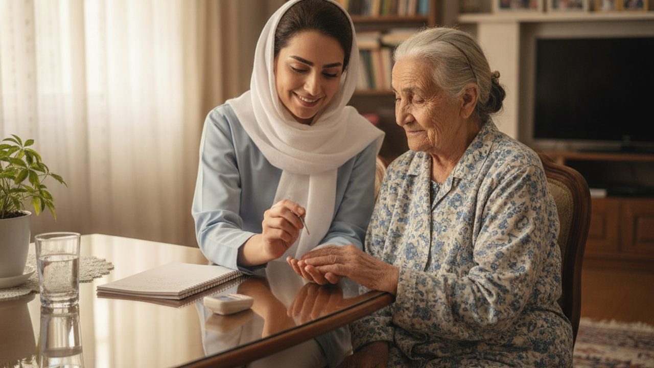 پرستار بیمار دیابتی در منزل؛ مراقبت و کنترل قند خون