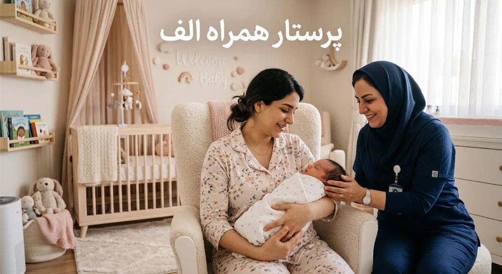 نقش پرستار نوزاد در رشد و سلامت کودک و تنظیم خواب و تغذیه